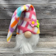 Plaid Flower Gnome